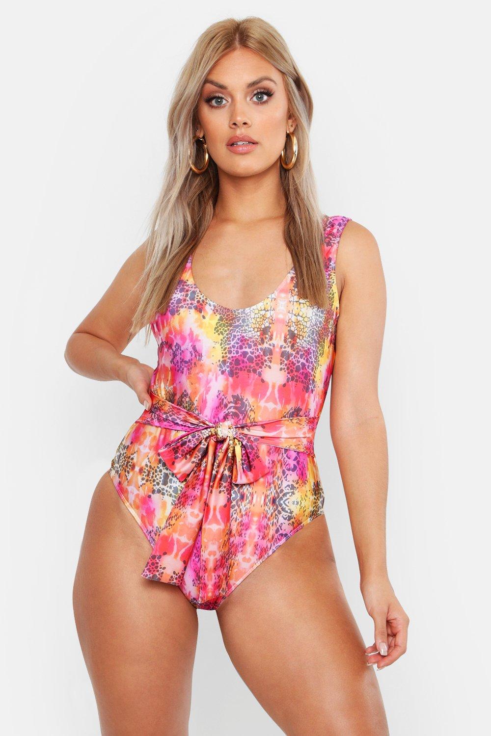 tie waist swimsuit