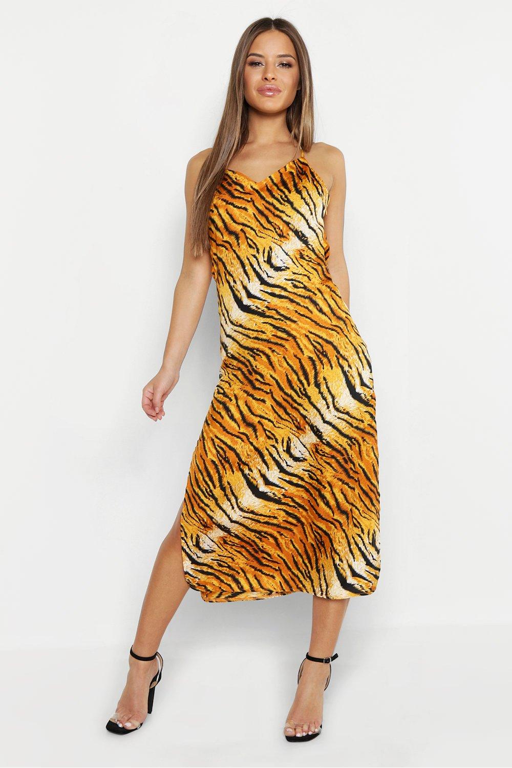 slip dress boohoo