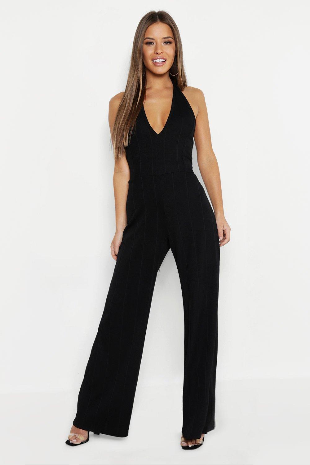 halter neck jumpsuit petite