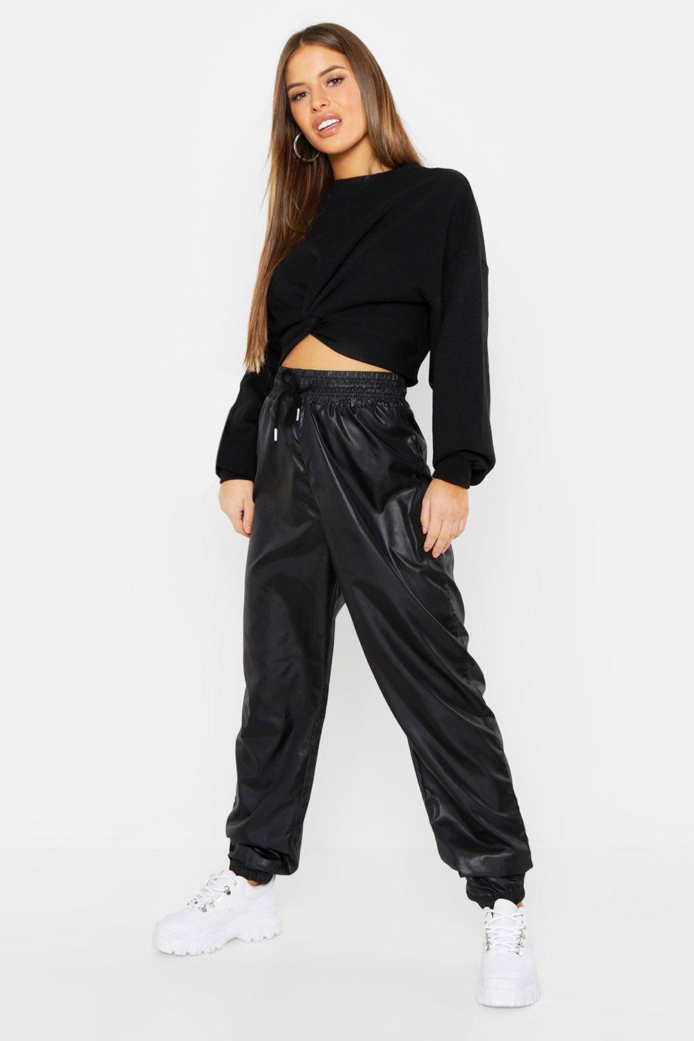 

Из коллекции <Petite> Укороченная толстовка с узлом спереди, Black