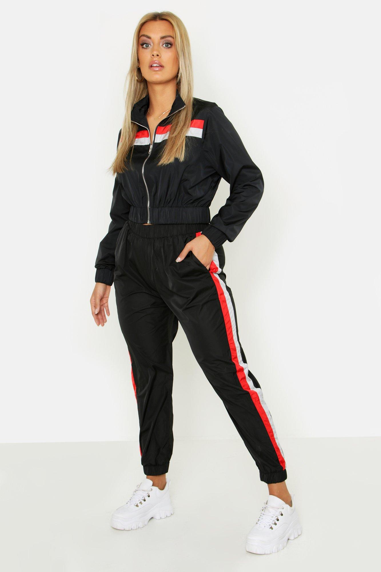 boohoo shell tracksuit