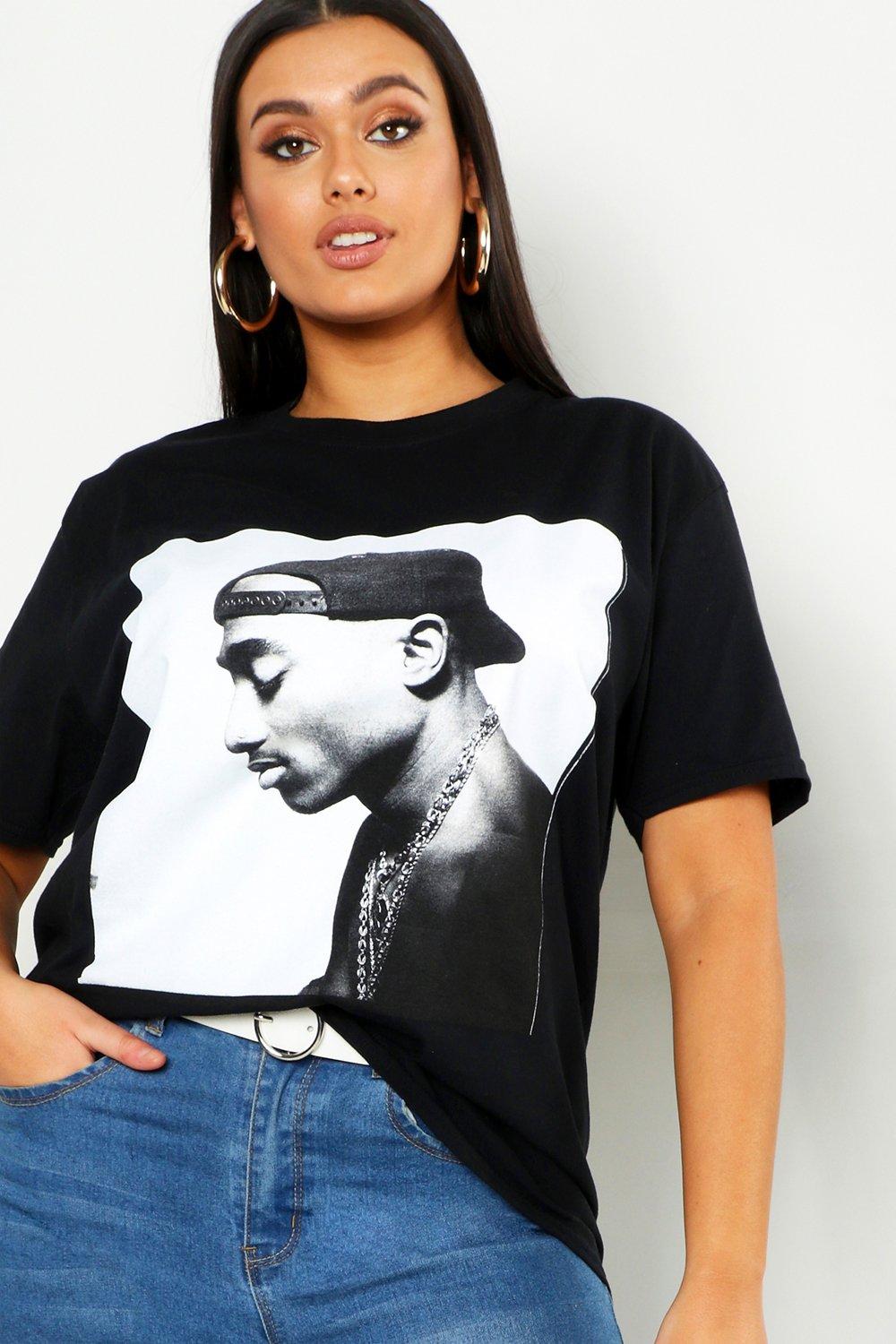 

Плюс сайз — Футболка Tupac, Black