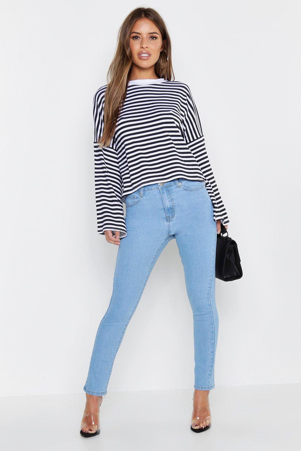 petite mid rise skinny jeans