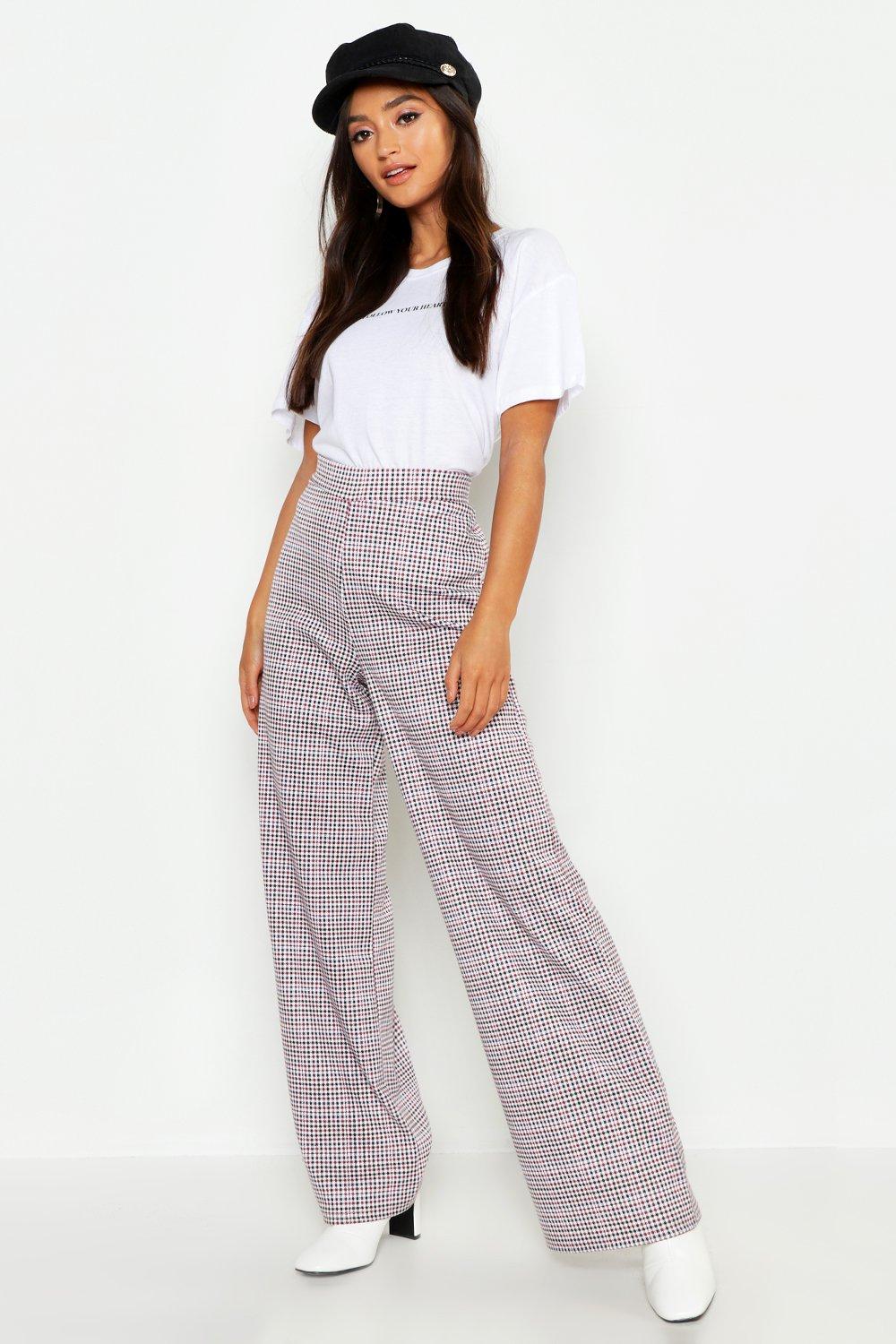 high waisted straight leg pants