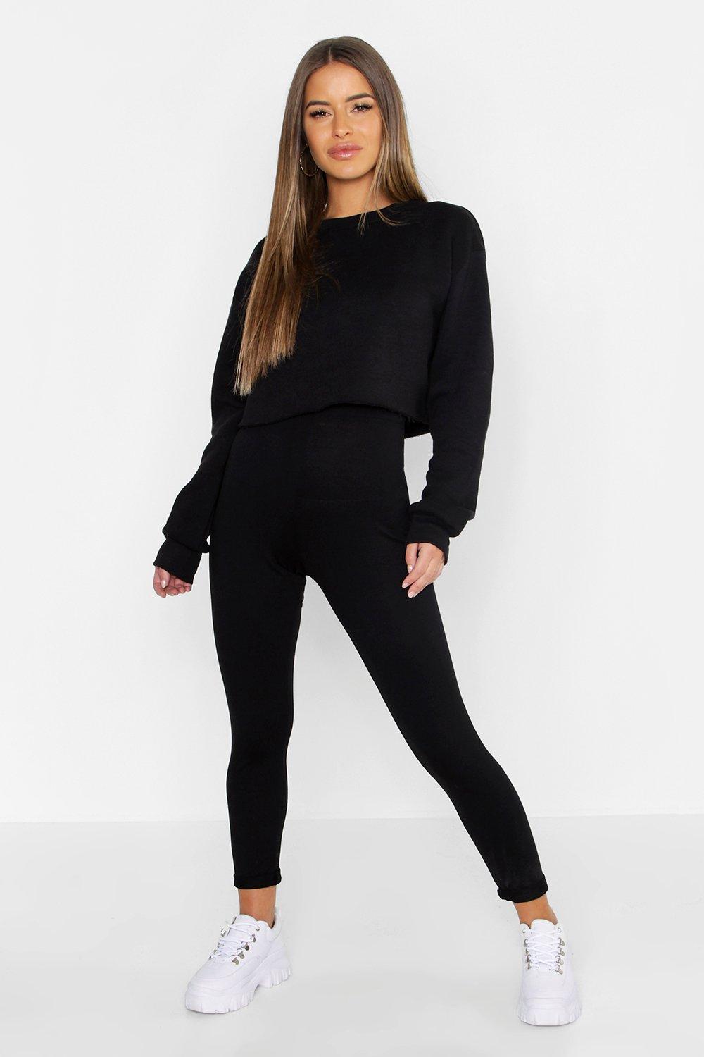 

Из коллекции «Petite» Леггинсы Basic из джерси, Black