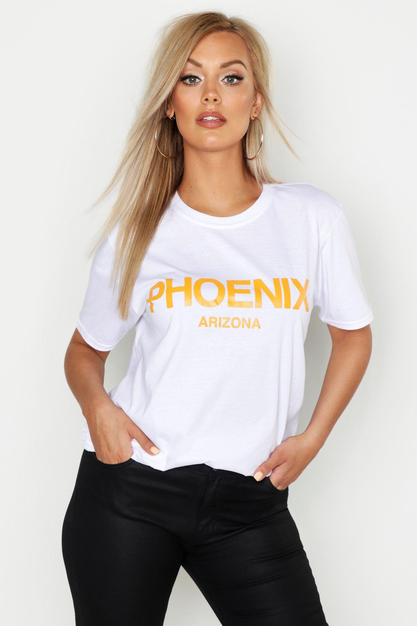 

Плюс сайз — Объемная футболка Phoenix, White