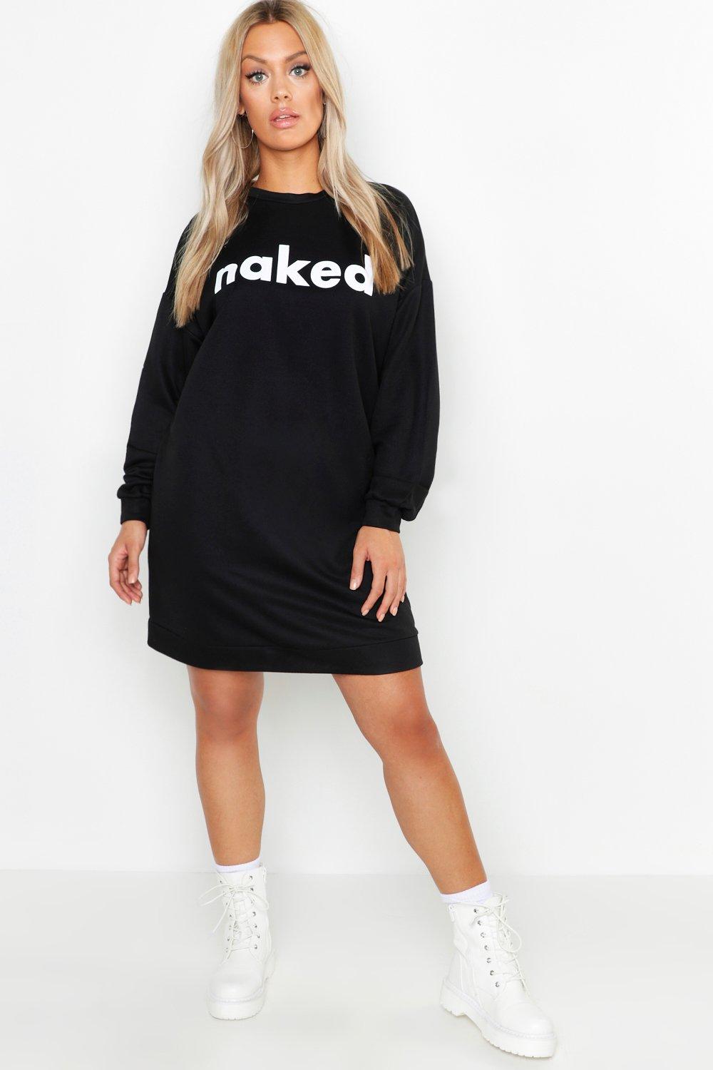 long sleeve sweat dress