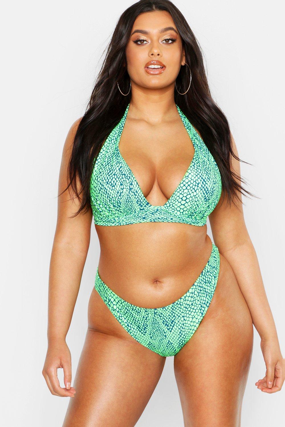 boohoo triangle bikini