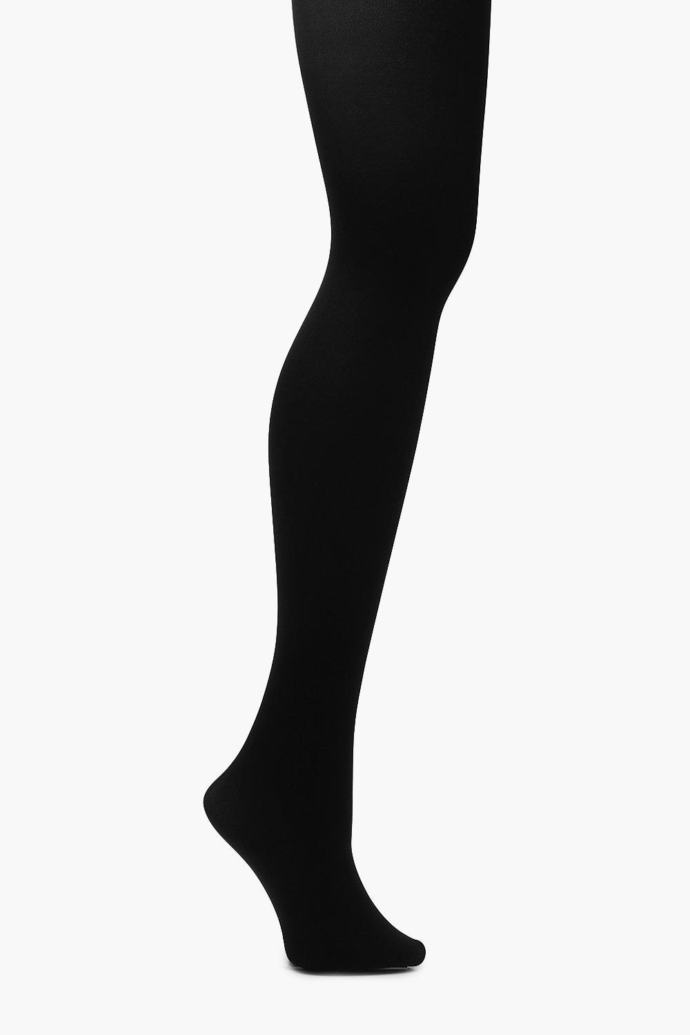Womens Plus 100 Denier Tight - Black - 16-18, Black