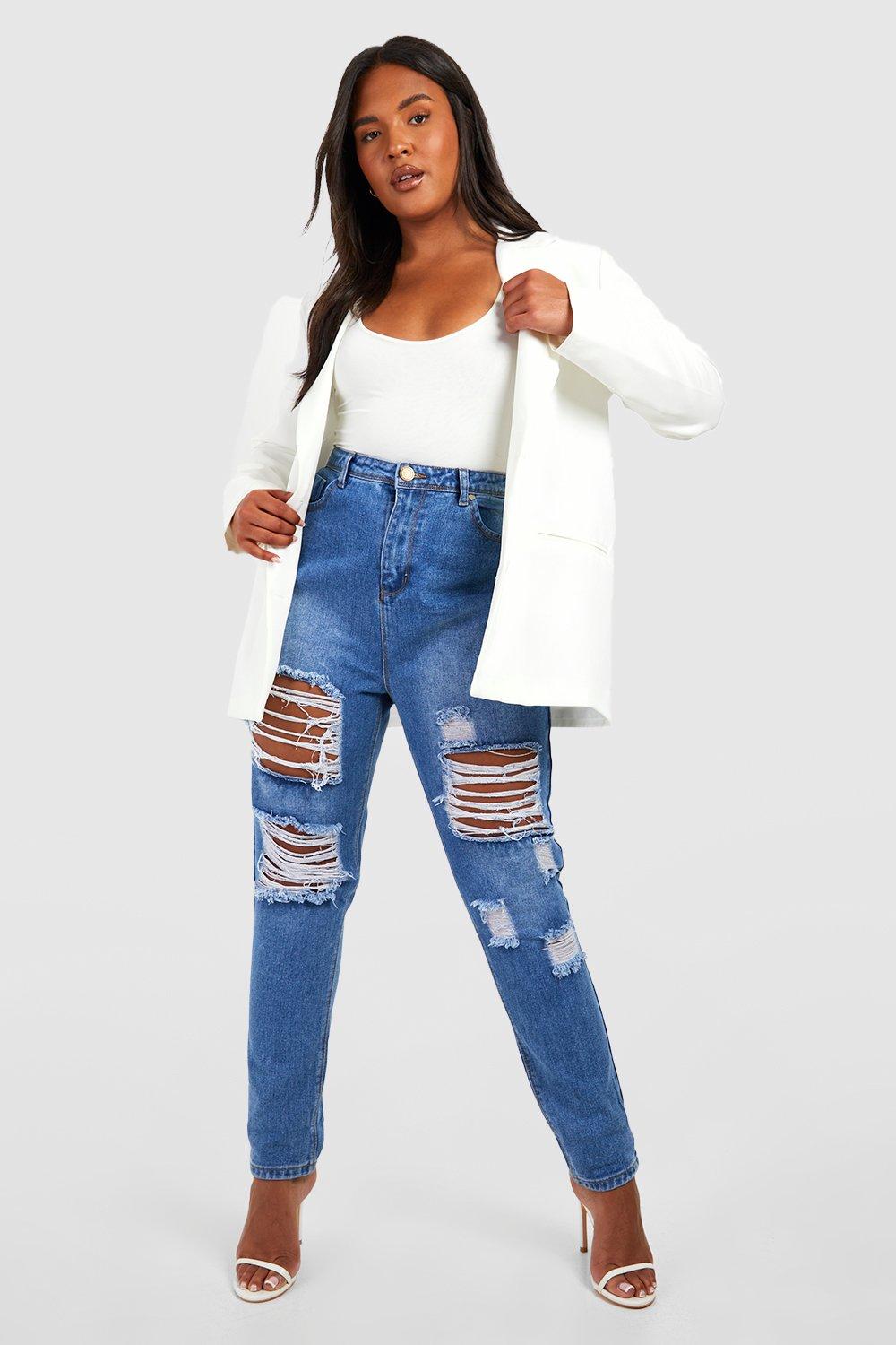 ripped mom jeans uk