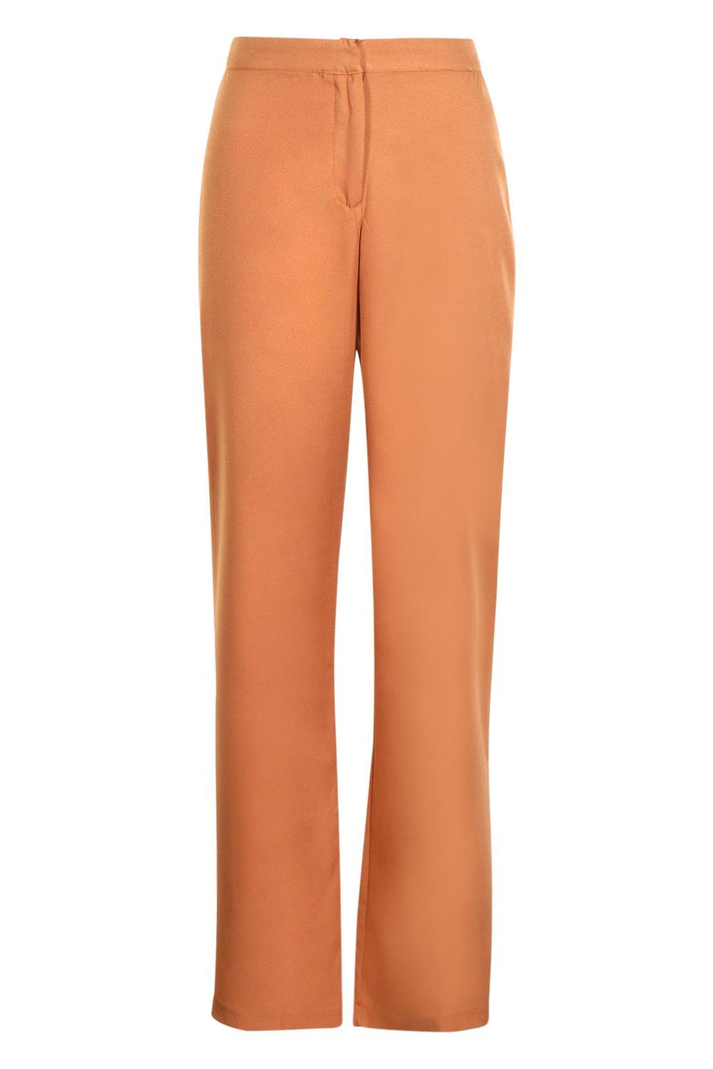 

Petite Wide Leg Woven Trouser, Camel