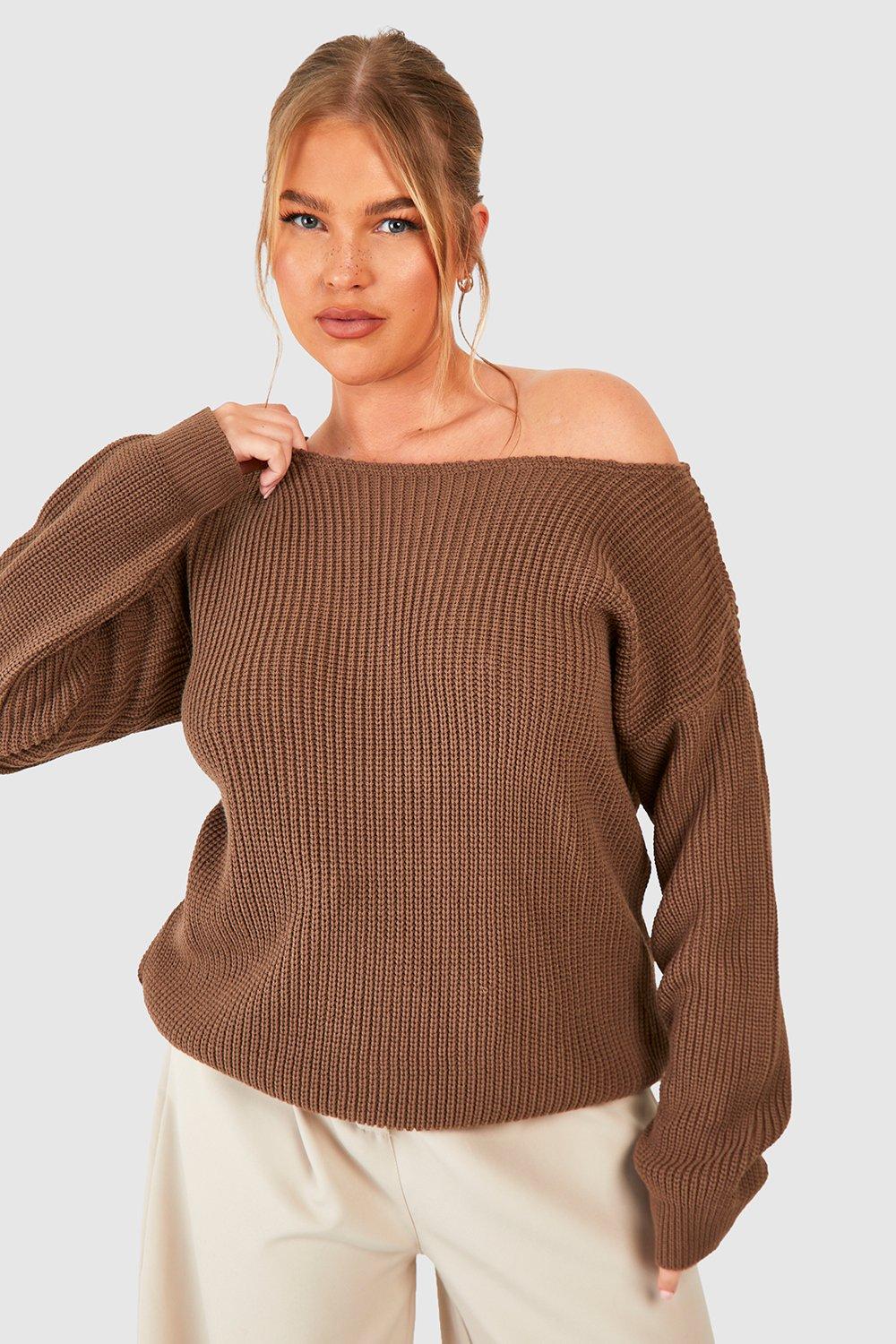 boohoo plus jumpers