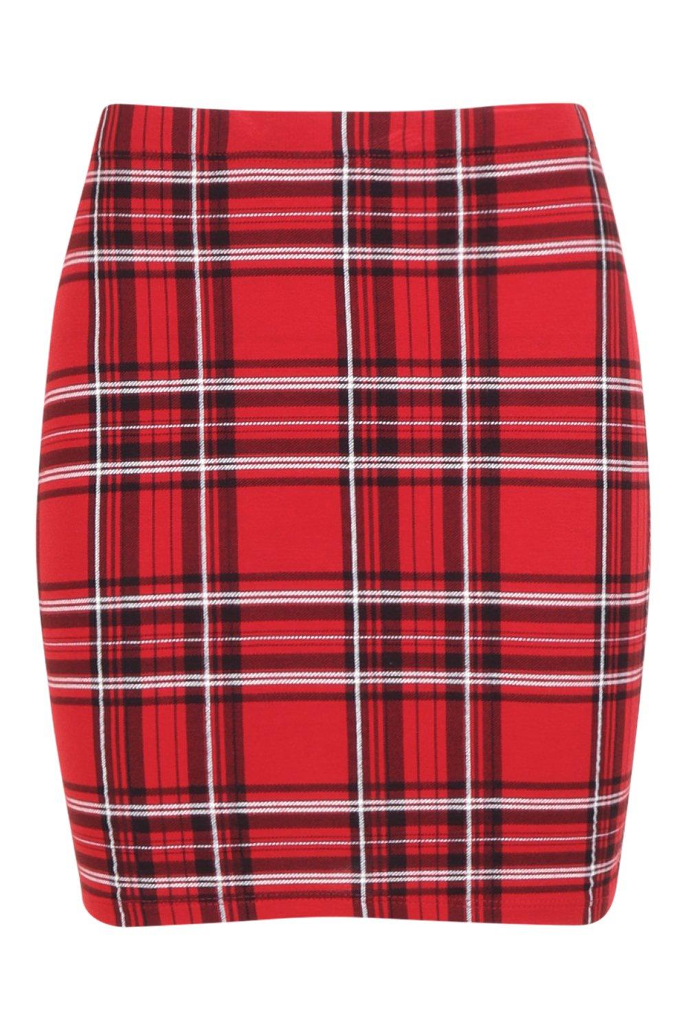 

Мини-юбка из коллекции Petite в шотландскую клетку, Red