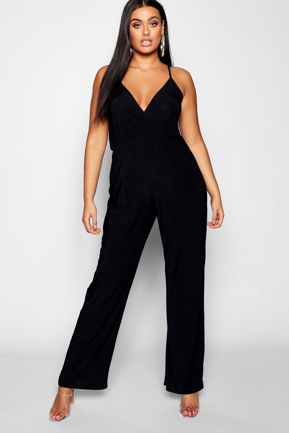 strappy jumpsuit wide leg