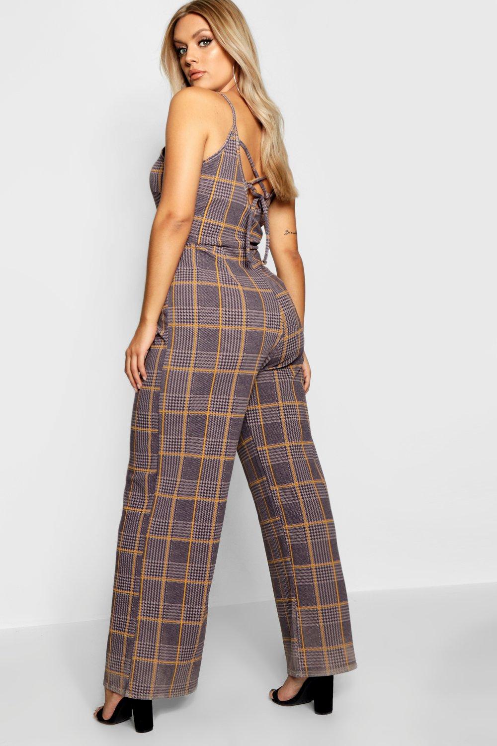 boohoo mustard jumpsuit