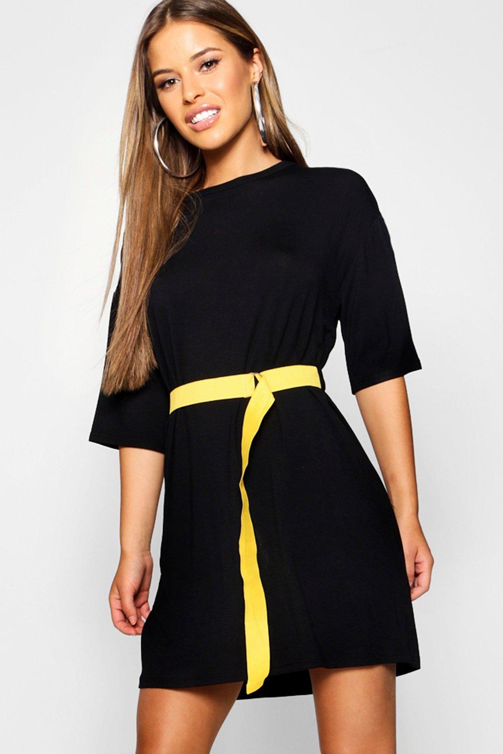 boohoo petite shirt dress