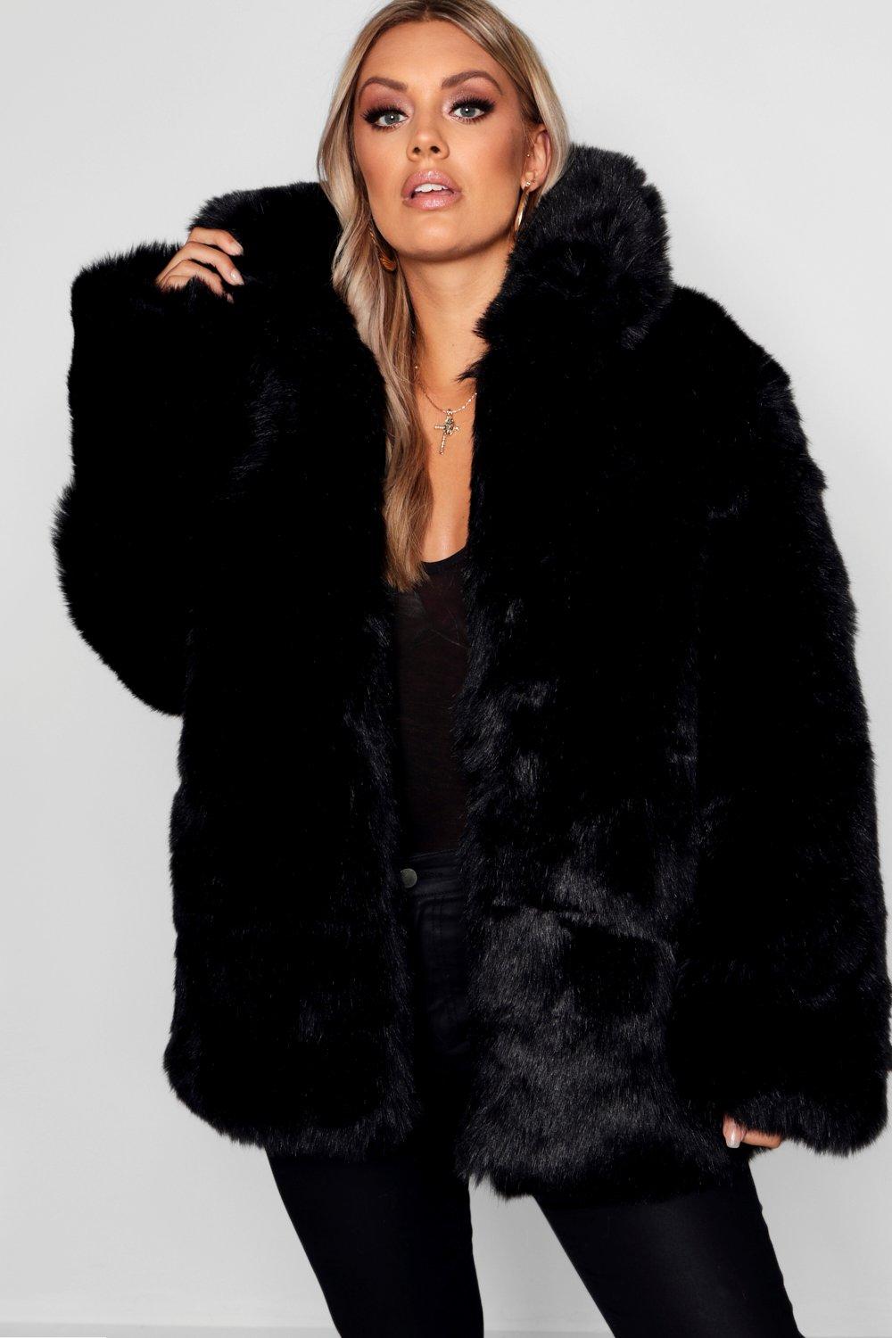 plus fur jacket