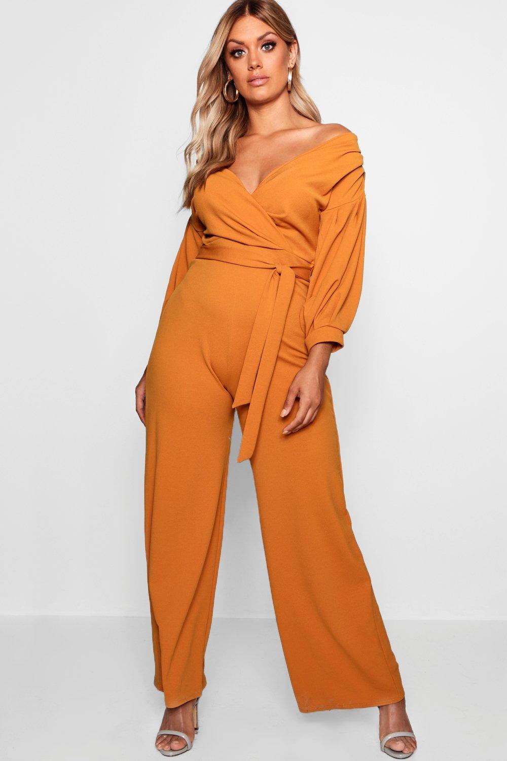 boohoo plus size jumpsuit