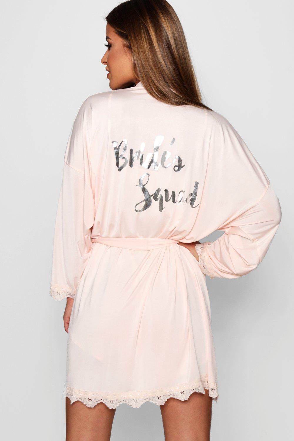 boohoo bridal robes