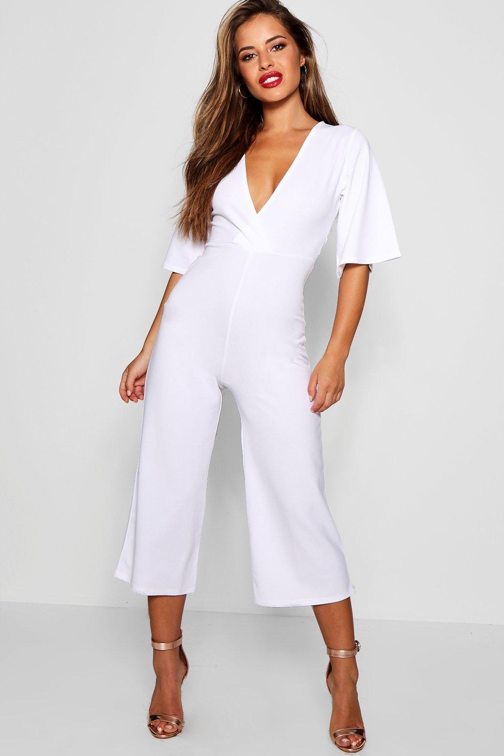 petite wide leg jumpsuit