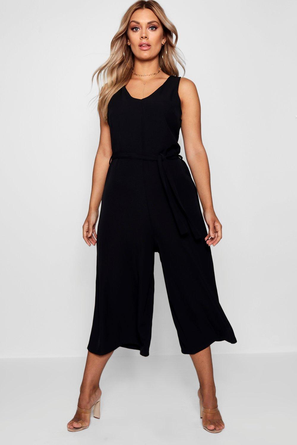 plunge culotte jumpsuit