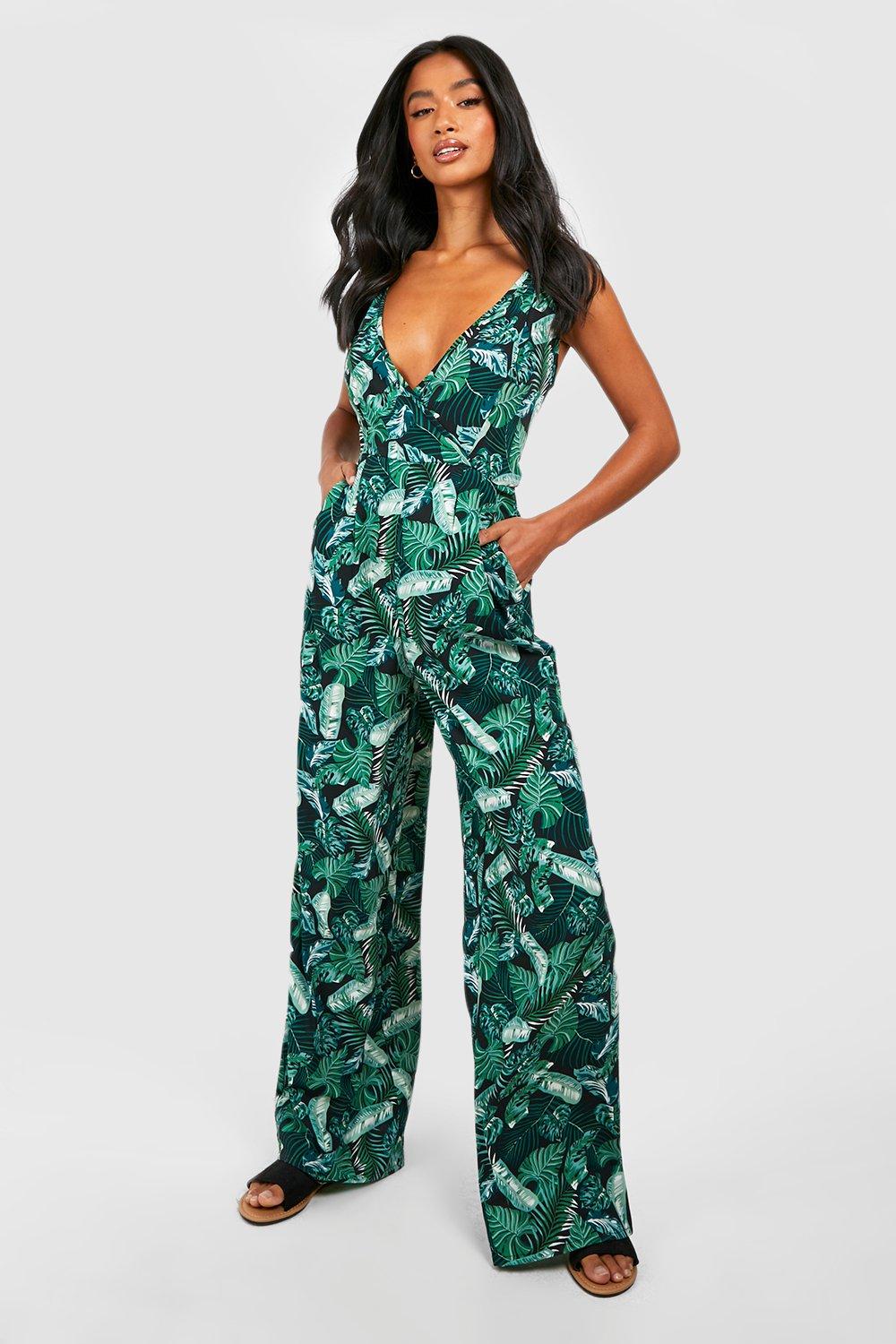 palm jumpsuit