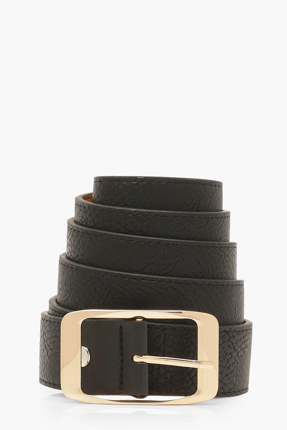 Click to view product details and reviews for Womens Plus Imogen Chunky Boyfriend Belt Black One Size Black.