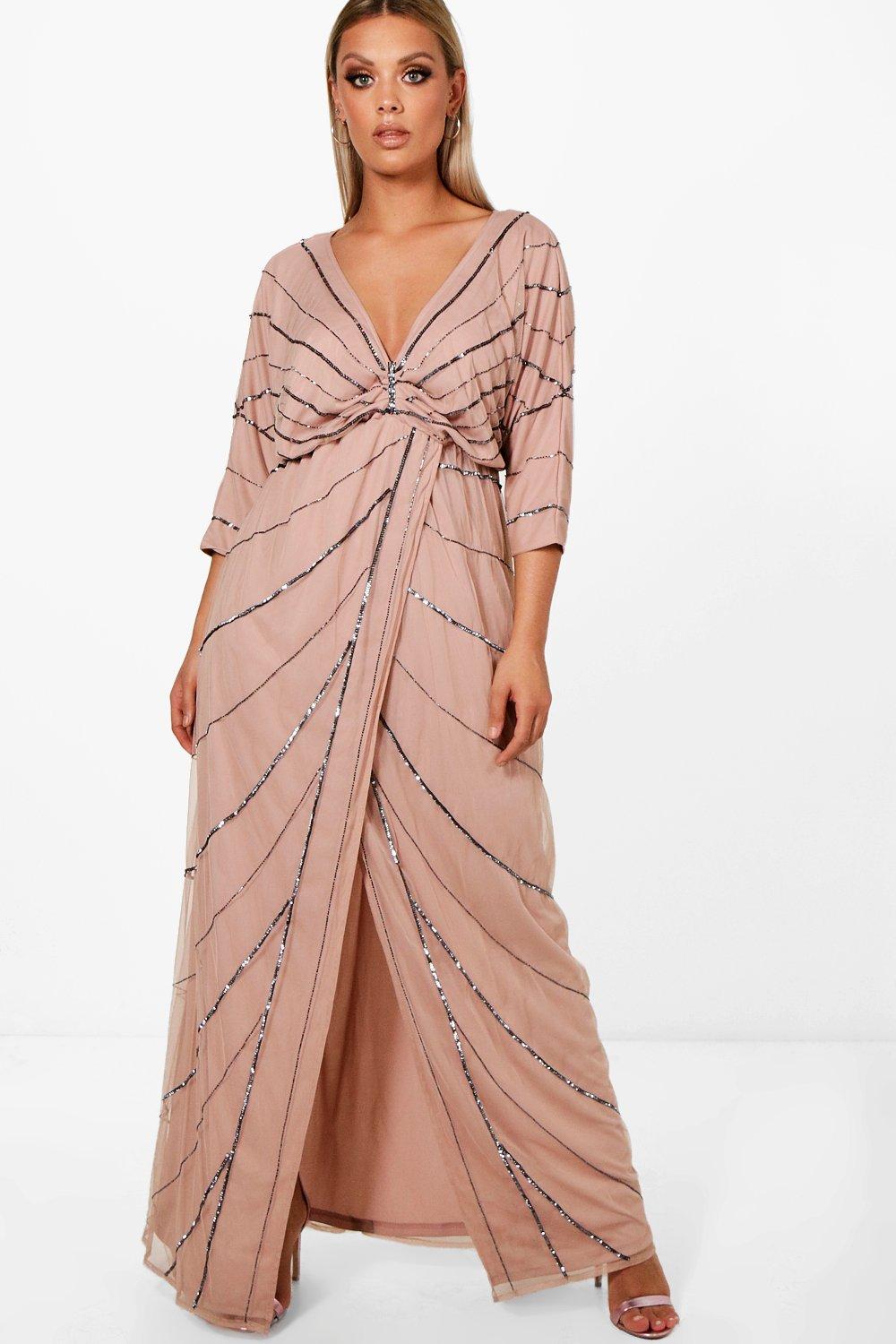 boohoo boutique embellished maxi dress