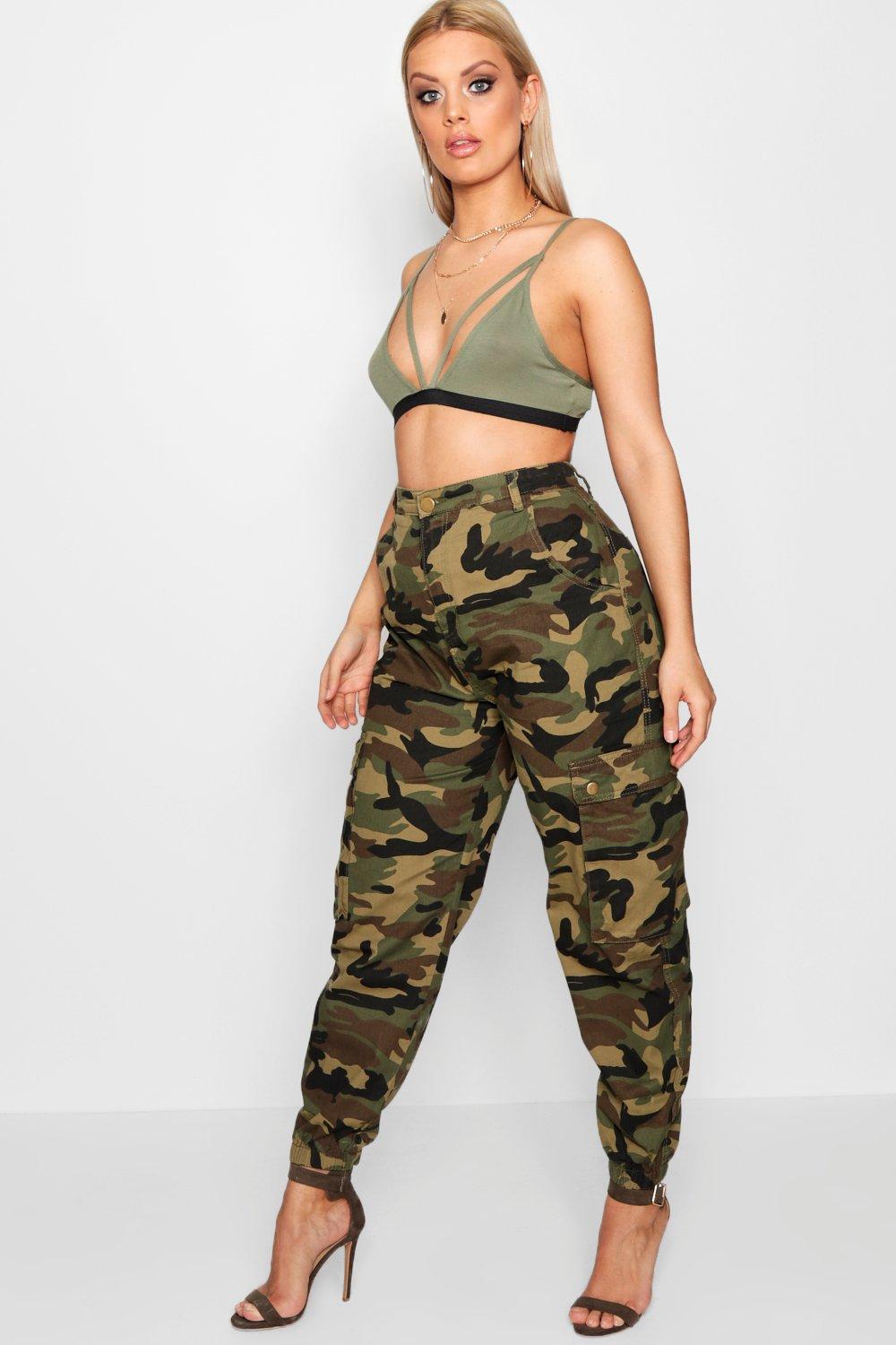 cargo camo jeans