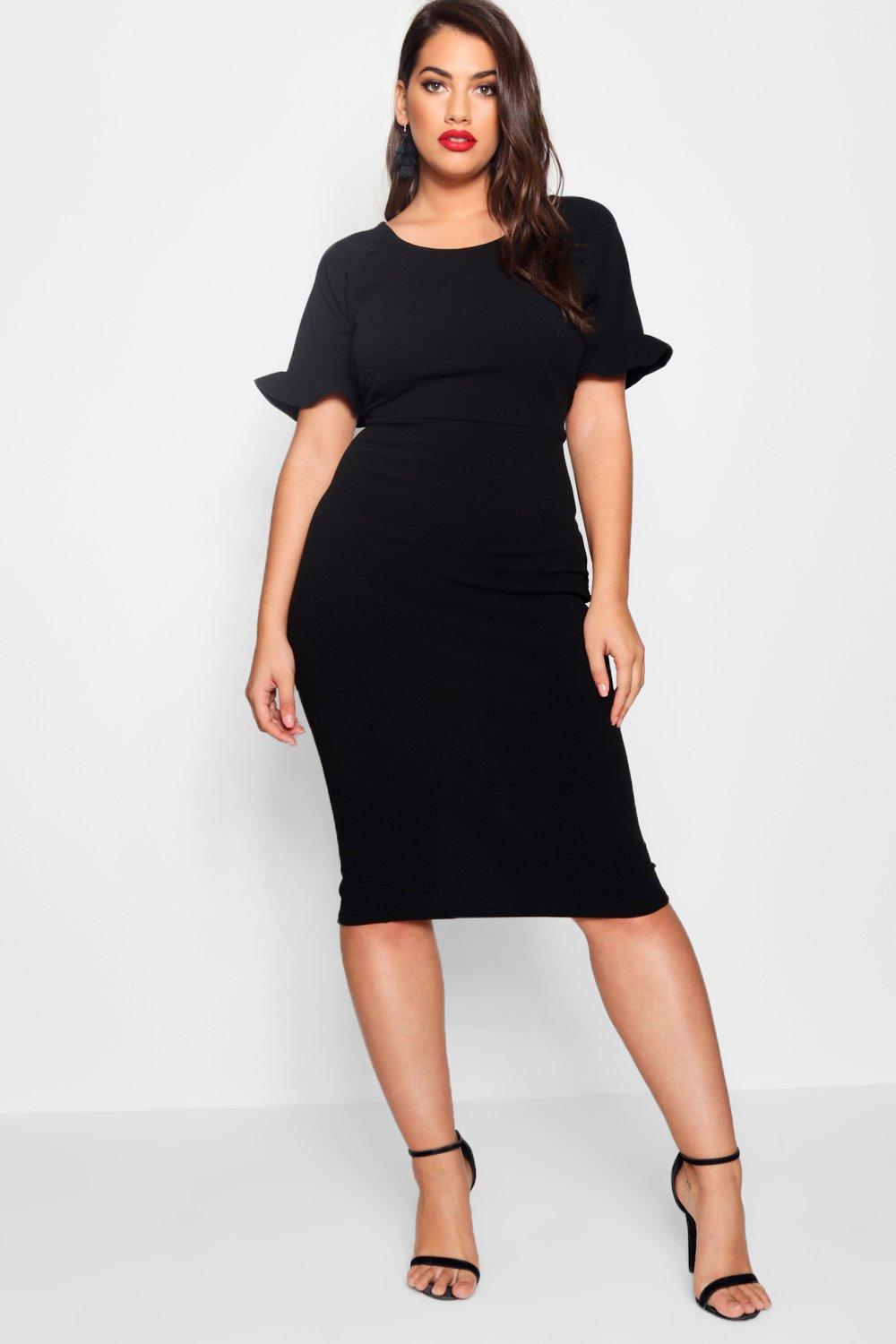 tailored midi dress