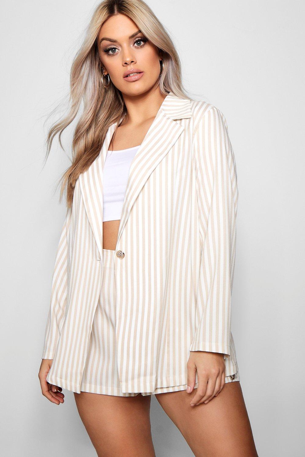 white shorts and blazer co ord