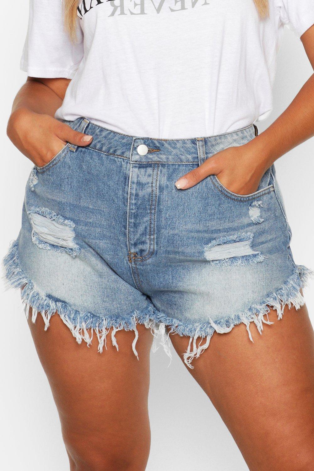 cheeky jean shorts