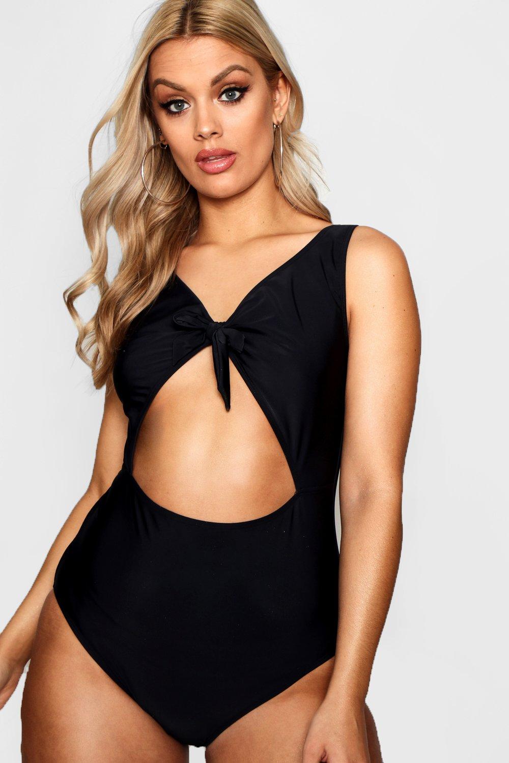 boohoo cut out swimsuit