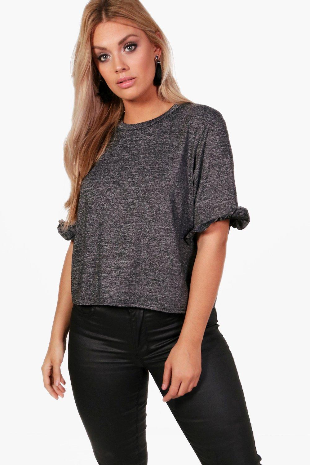 boohoo plus t shirts