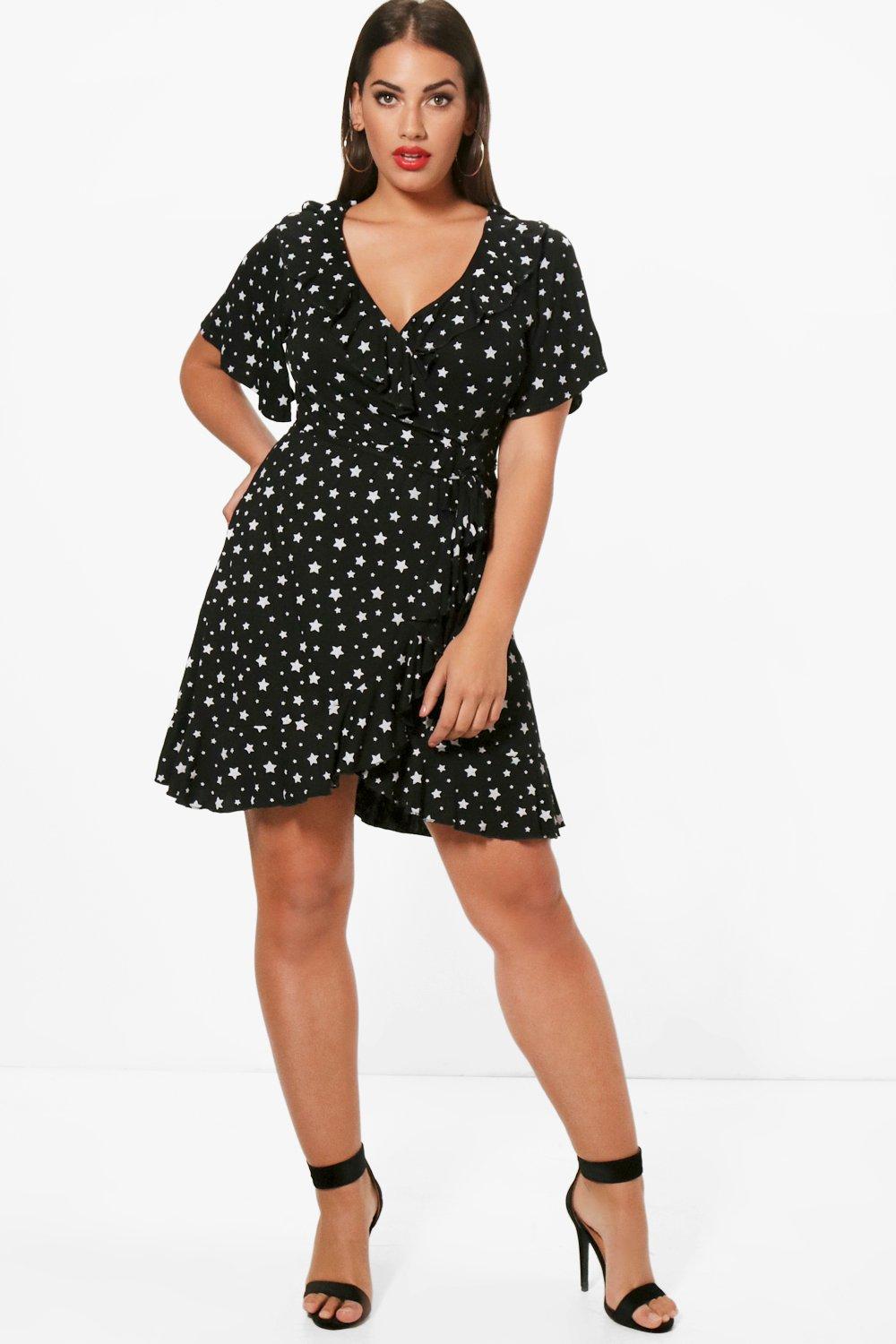 star dress boohoo