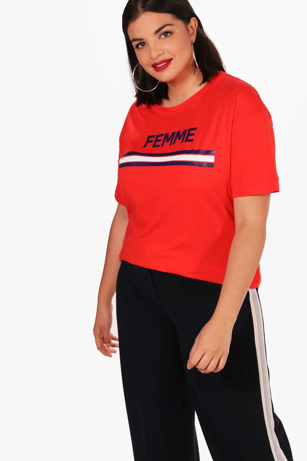 boohoo curve t shirts