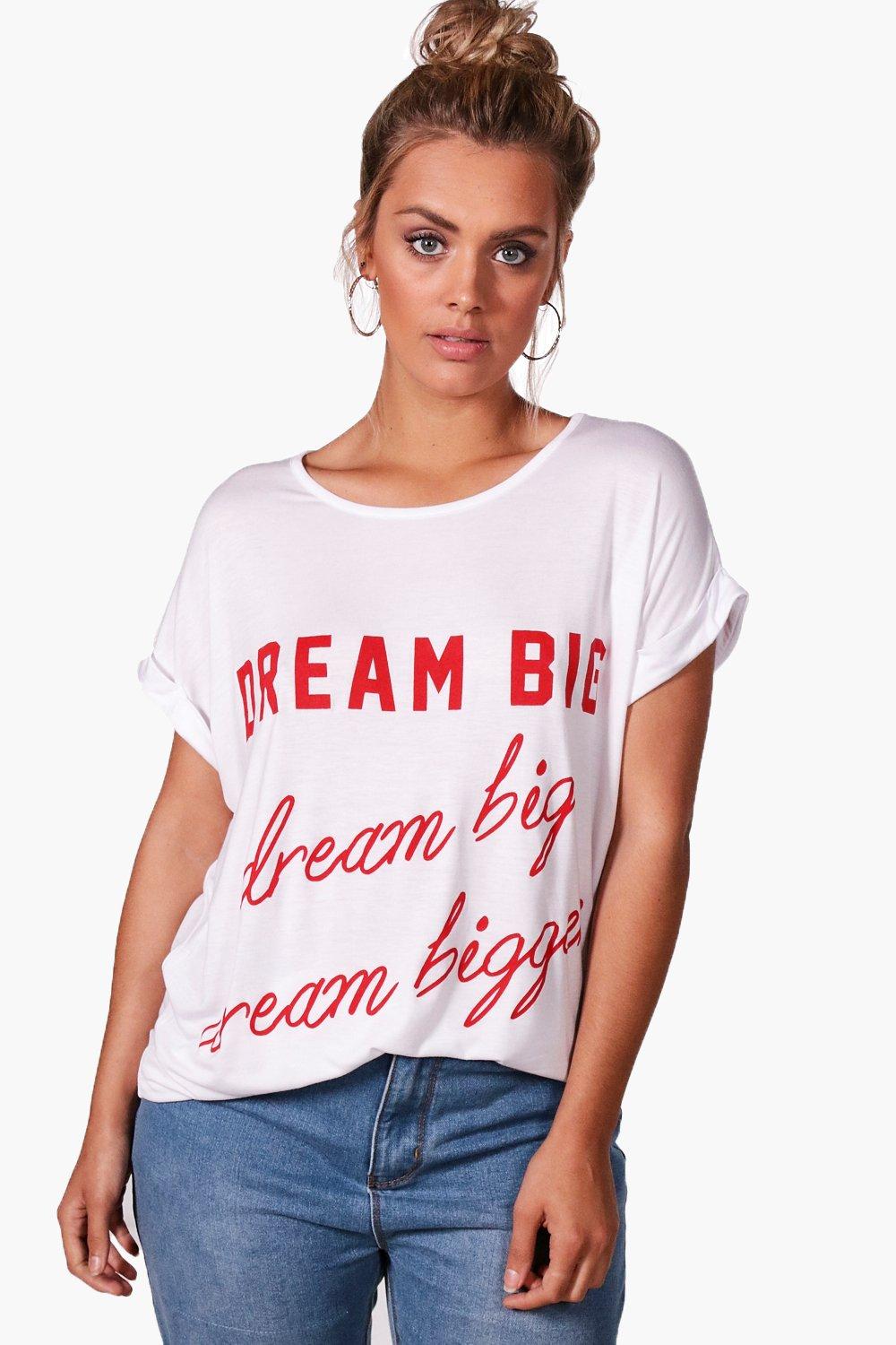 boohoo plus t shirts