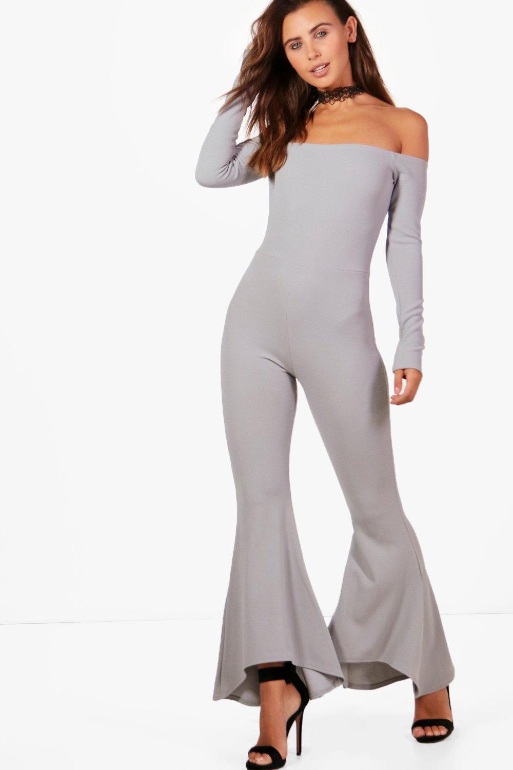 boohoo silver jumpsuit