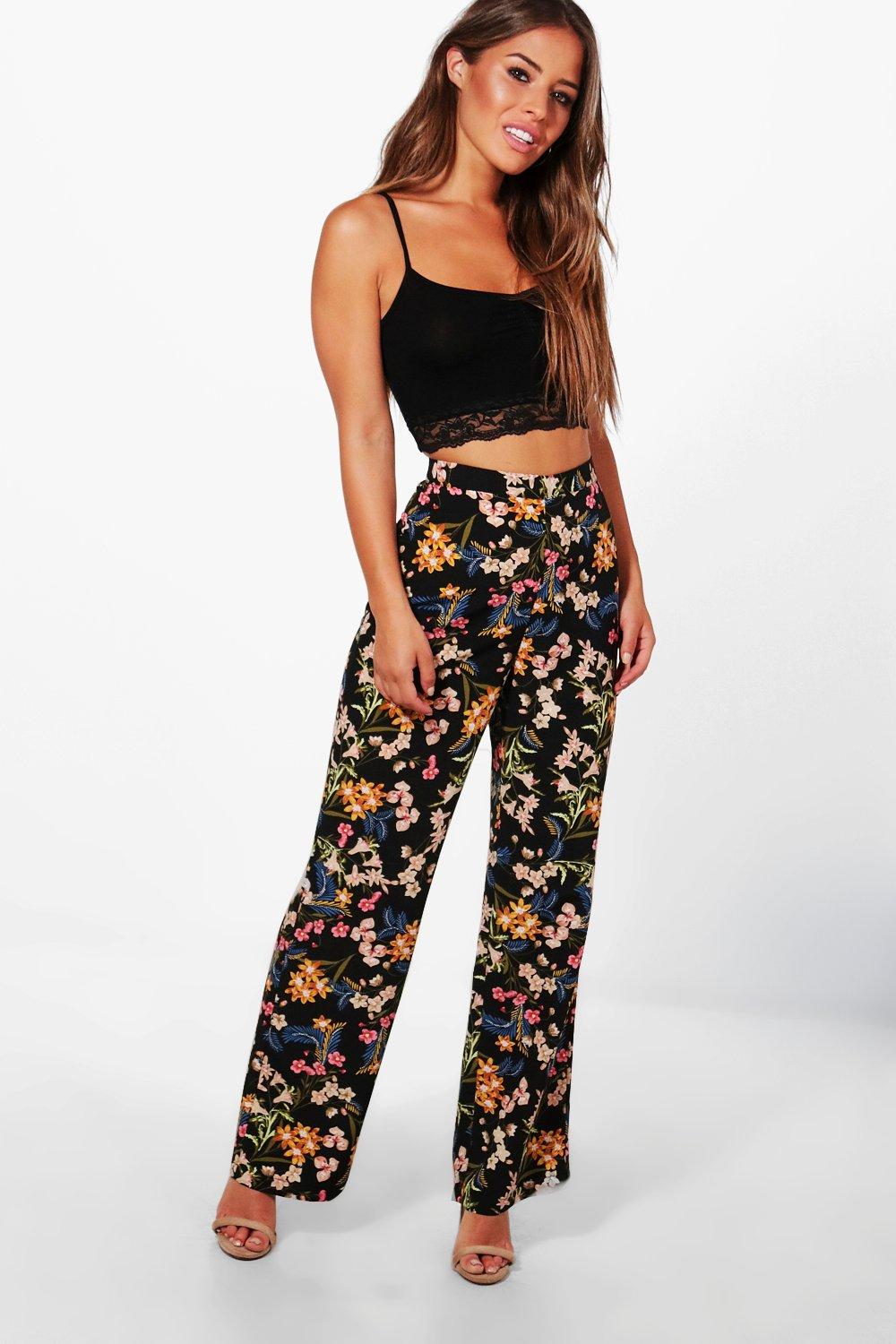 petite floral joggers