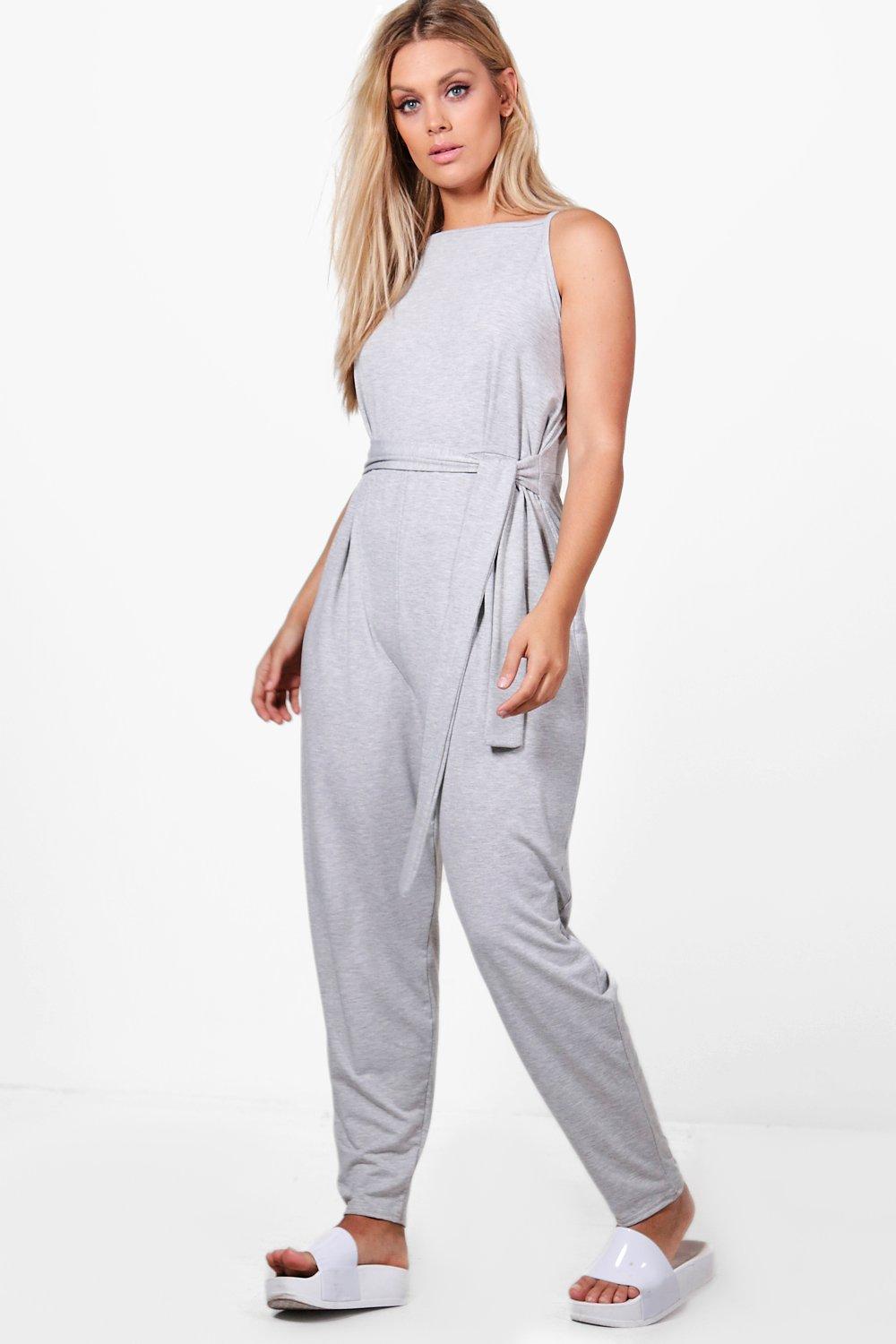 boohoo jersey jumpsuit