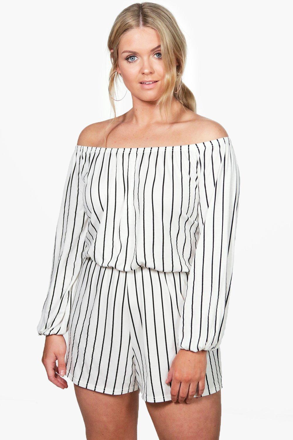 white one shoulder playsuit