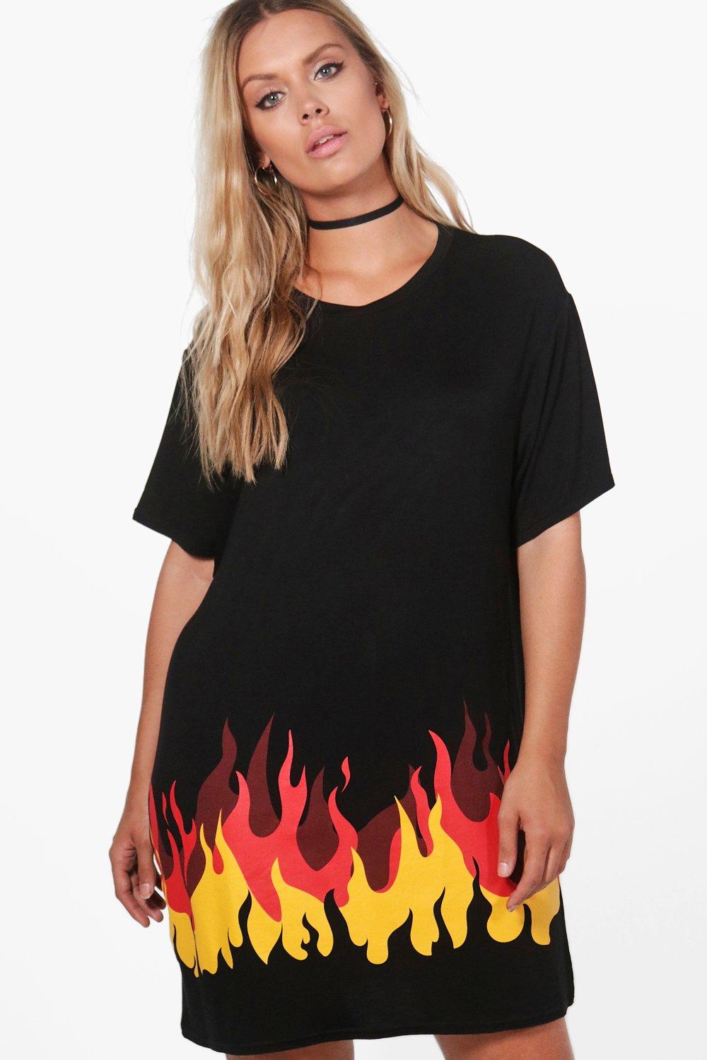 flame t shirt