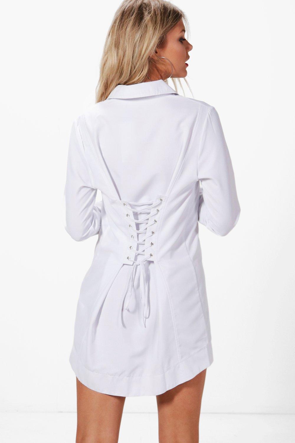 corset shirt dress