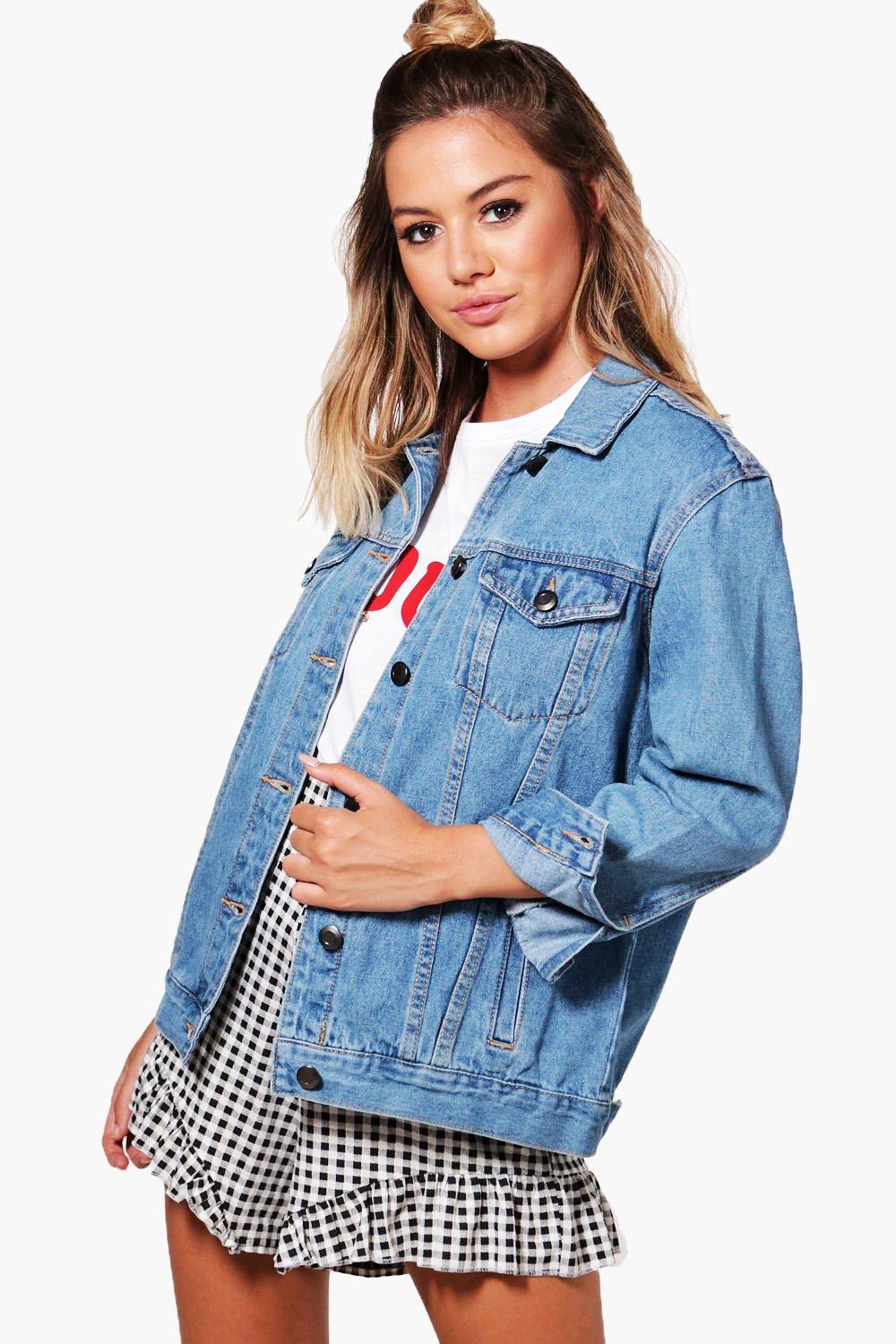 boyfriend fit denim jacket