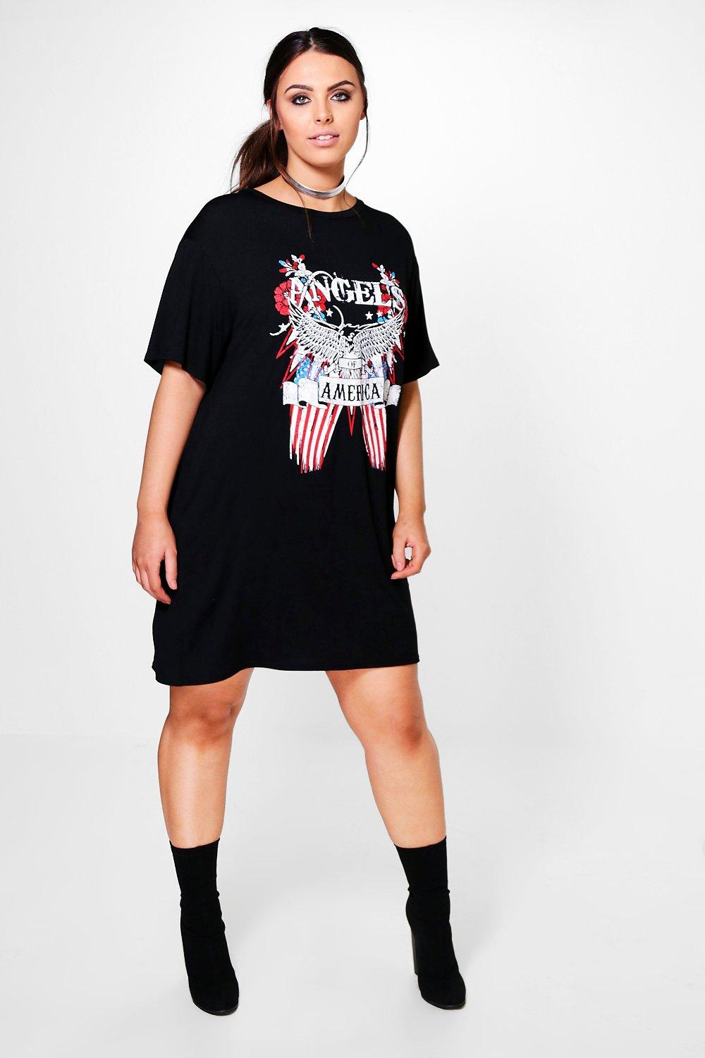 plus tee shirt dress