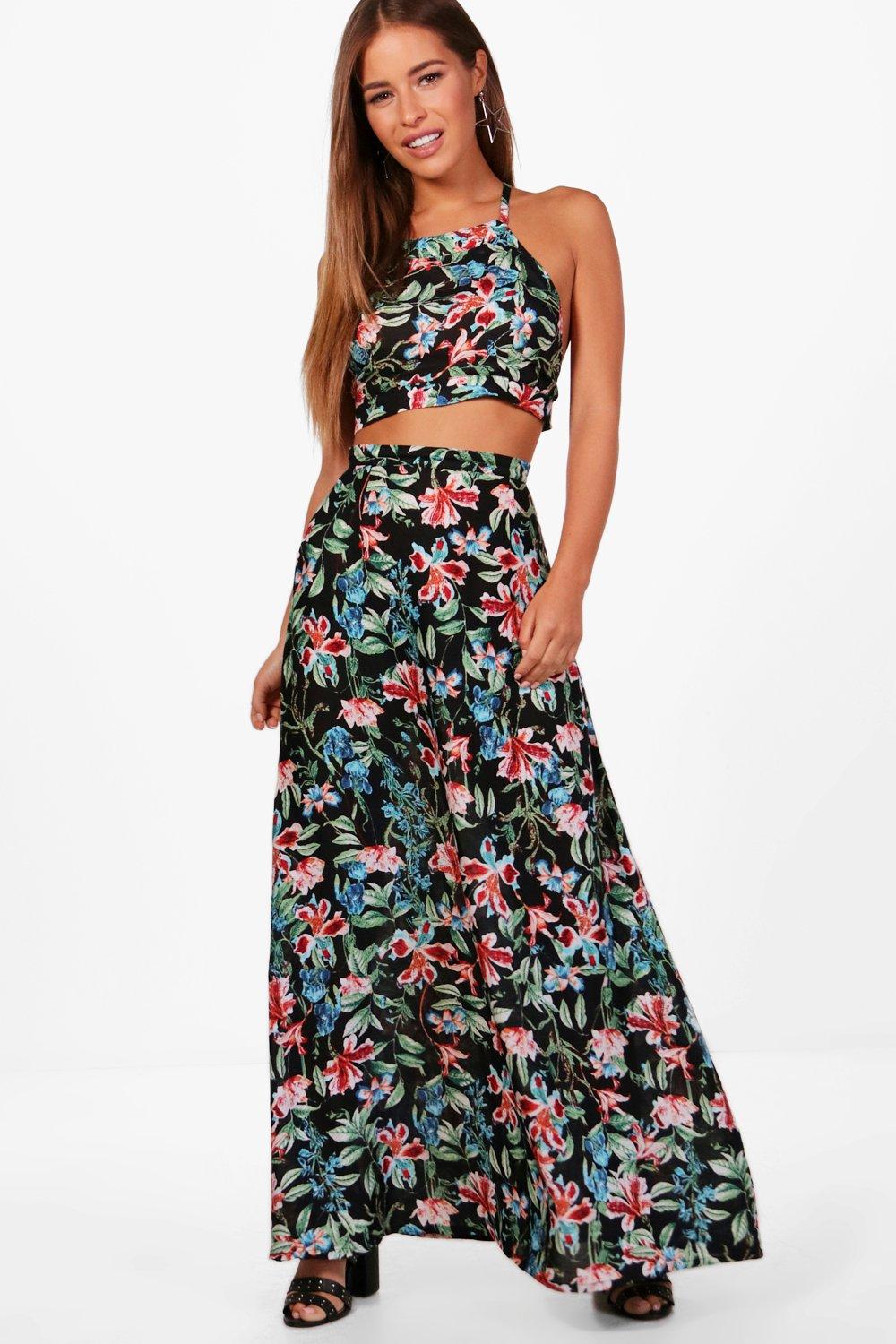 co ords maxi skirt and top