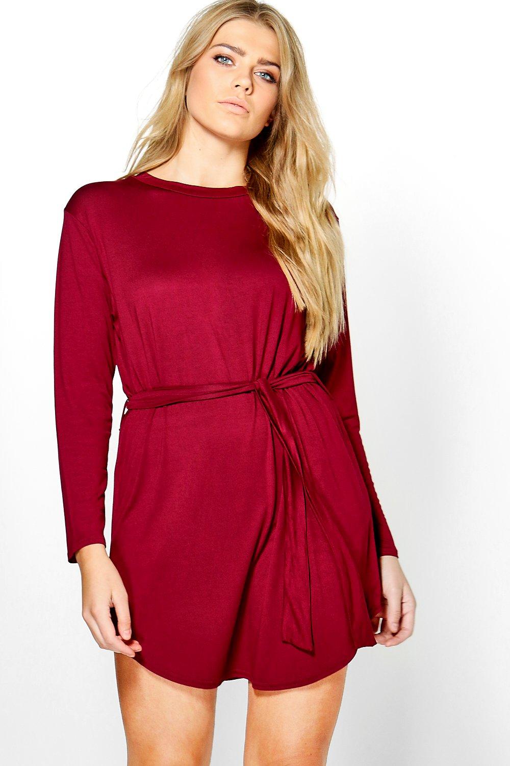 long sleeve curve dress