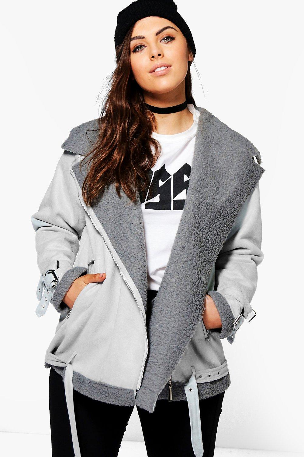 plus size womens aviator jacket