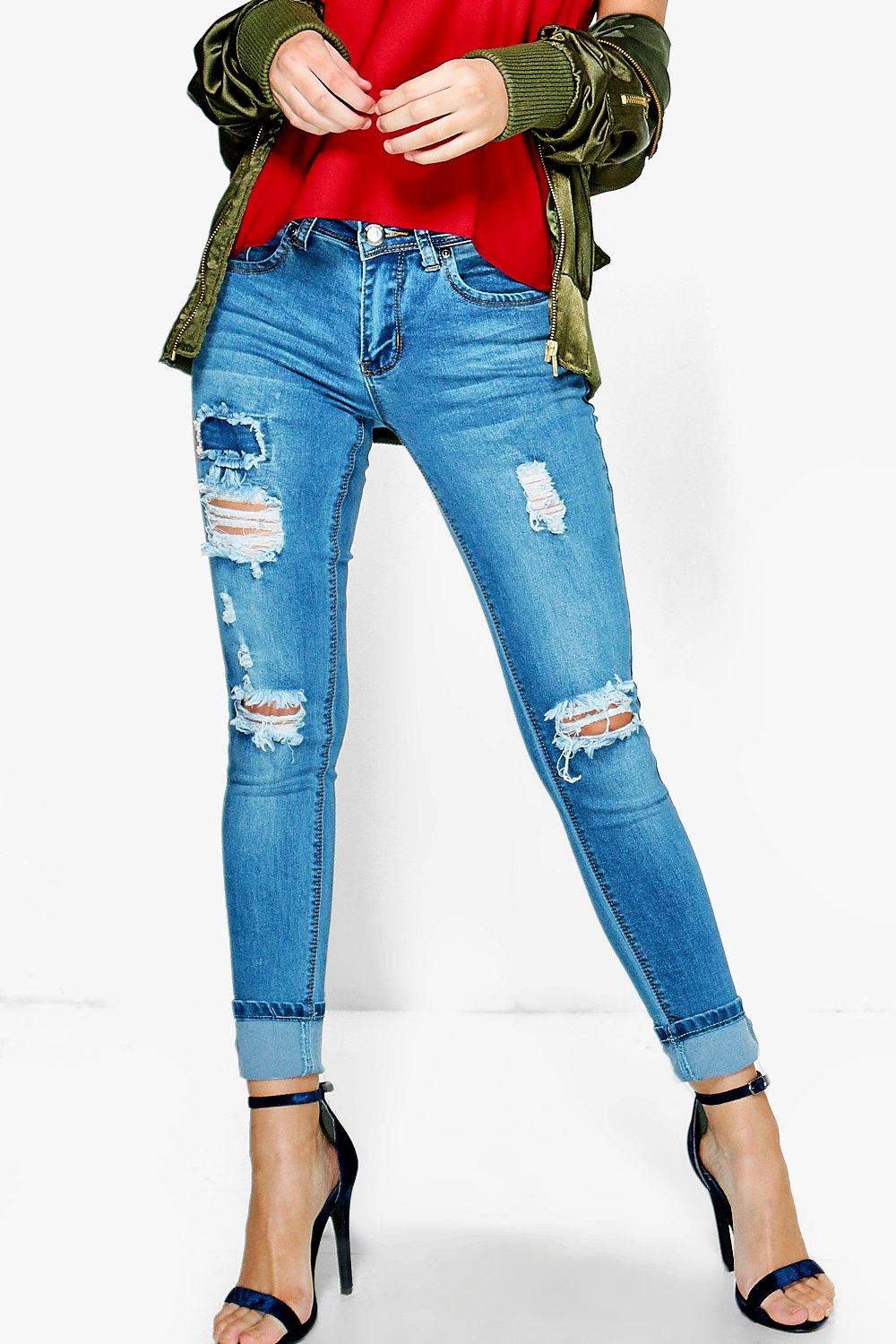 mid rise petite jeans