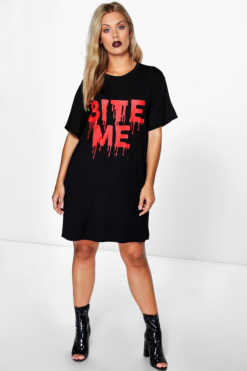 halloween oversized t shirt dress